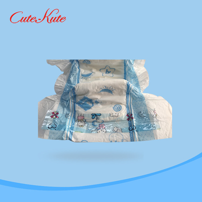 Soft Backsheet Bayi Popok Bayi 3D Anti Bocor Popok Bebas Kimia Dapat Disesuaikan