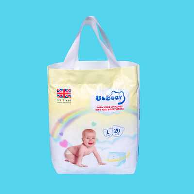 Blue ADL Baby Pull Up Pants Pull Up Overnight Popok SGS Untuk Pelatihan