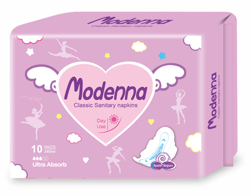 Pembalut Pembalut Penyerap Organik Lembut Bernapas Sanitary Pads Dengan Sayap