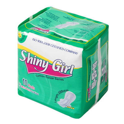 180mm Pembalut Wanita Sekali Pakai Penyerap Bantalan Menstruasi Wanita Tahan Air