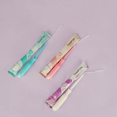 Aplikator Kapas Wanita Higienis Tampon Biodegradable
