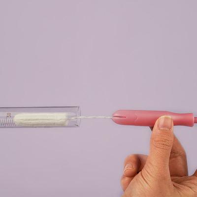 20 PCS Aplikator Kertas Tampon Biodegradable Dengan 2 Tabung dan Tali