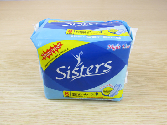Semalam Sanitary Napkin Pads 320mm Ultra Tipis Maxi Pads Untuk Wanita