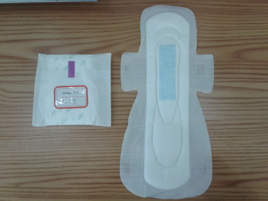 Bantalan Sanitary Bambu Herbal Bantalan Maxi Tipis Tanpa Sayap Dengan Penutup Katun