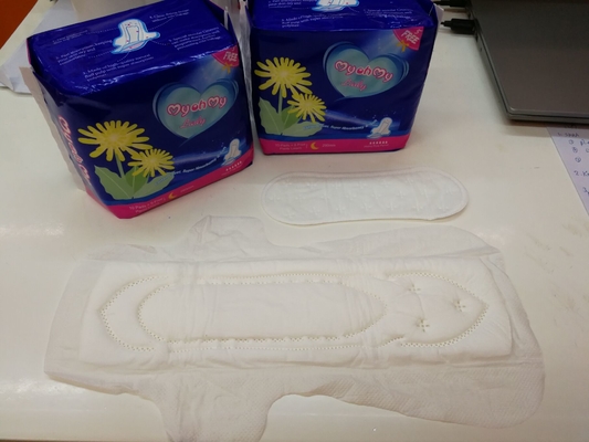 Pembalut Pembalut Organik 280mm Pembalut Sutra Kering Untuk Wanita