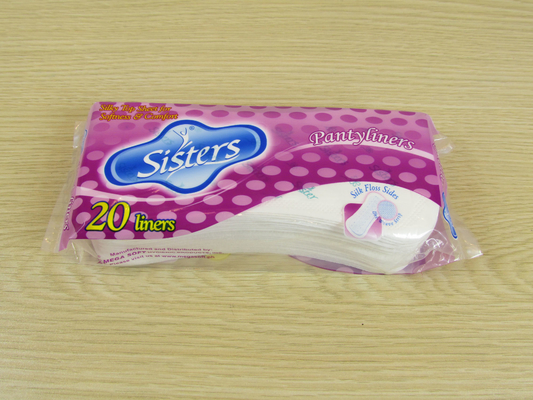 PE Film Bernapas Panty Liners 150mm Lembut Panty Liners Maxi