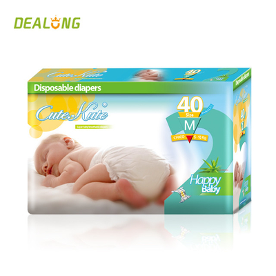 Kering Bayi Popok Baru Lahir PE Backsheet Leak Guard Popok Bayi Baru Lahir Alami