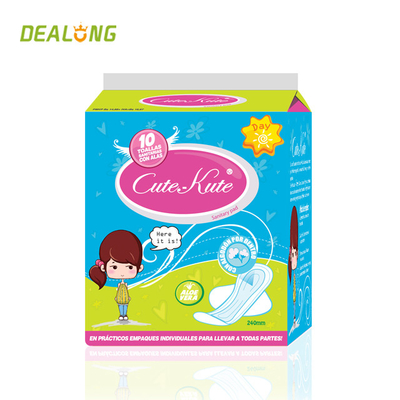 Pembalut Wanita Nyaman 270mm Lady Care Sanitary Napkin Dicetak