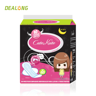 Pembalut Wanita Nyaman 270mm Lady Care Sanitary Napkin Dicetak