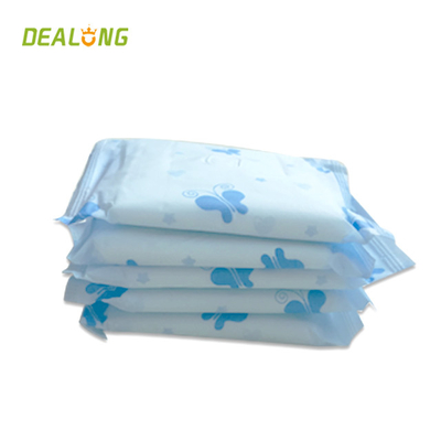 240mm Non Woven Lady Pembalut Segar Untuk Wanita Hari Menggunakan Permukaan Kapas