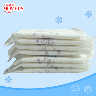 Kapas Organik Sekali Pakai Ultra Tipis Bantalan Maxi 230mm Lebih dari 100ml Penyerapan ODM