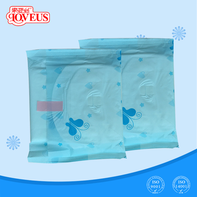 Pembalut Pembalut Super Lembut Penyerap 245mm Bantalan Sanitasi Katun Lembut Nyaman