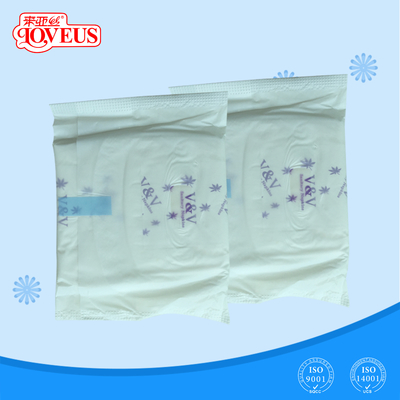 Pembalut Pembalut Super Lembut Penyerap 245mm Bantalan Sanitasi Katun Lembut Nyaman