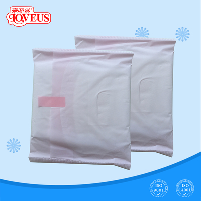 Bantalan Sanitary Ion Negatif Nyaman Permukaan Mesh Lembut Untuk Wanita