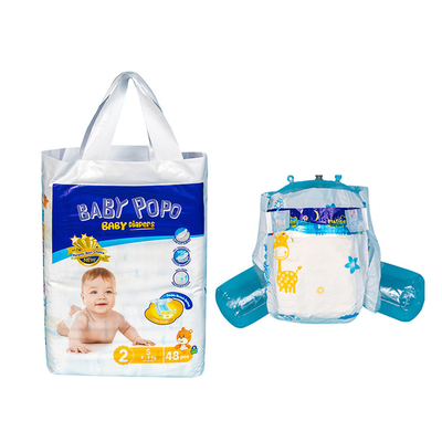 ADL Disposable Baby Diaper Wet Indicator Pinggang Besar Elastis Popok Fluff Pulp