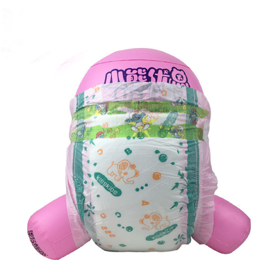 U &amp; Bear Bernapas Popok Bayi Sekali Pakai Fluff Pulp Polos Woven