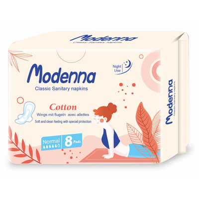 Pembalut Pembalut Penyerap Organik Lembut Bernapas Sanitary Pads Dengan Sayap