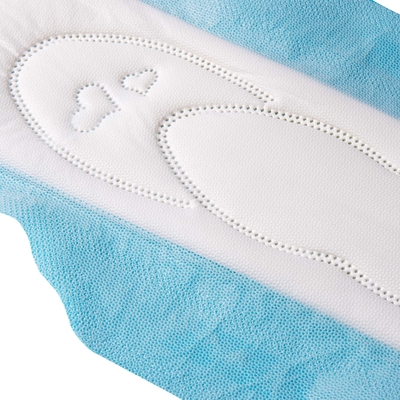 Bantalan Sanitasi Tebal Organik Mesh Pembalut Pembungkus PE Bebas Kimia