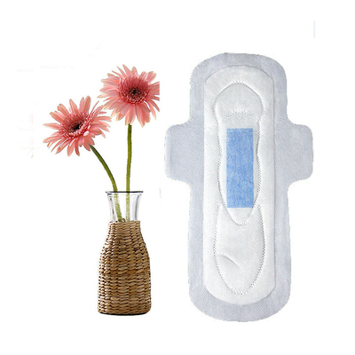 240mm Natural Cotton Sanitary Pads Organik Semua Kapas Maxi Pads Film Berlubang