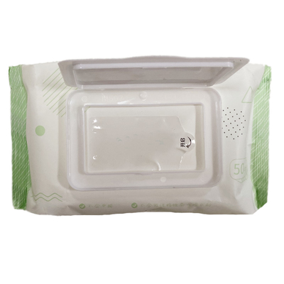 Spunlace Water Non Woven Tisu Basah Lavender Meshed Sensitif Cleaning