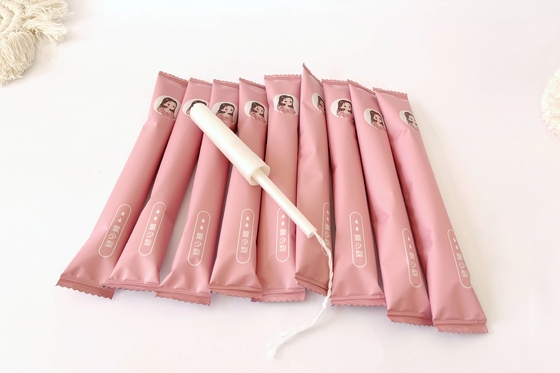Aplikator Kapas Wanita Higienis Tampon Biodegradable