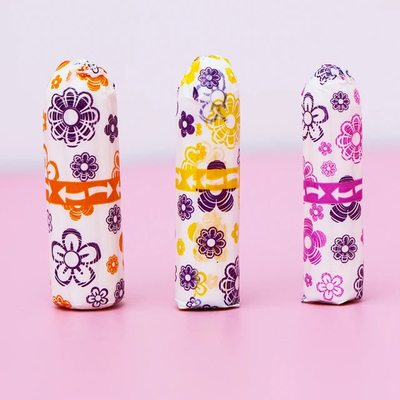 Grosir Feminine Hygienic Absorbent Menstrual Disposable Cotton Tampon Sampel Gratis
