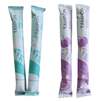 OEM Private Label Feminine Hygiene Organic Cotton Tampon Period