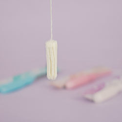 Private Label Sanitary Tampon Kapas Organik Sekali Pakai Untuk Wanita