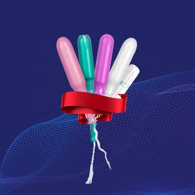 Private Label Sanitary Tampon Kapas Organik Sekali Pakai Untuk Wanita
