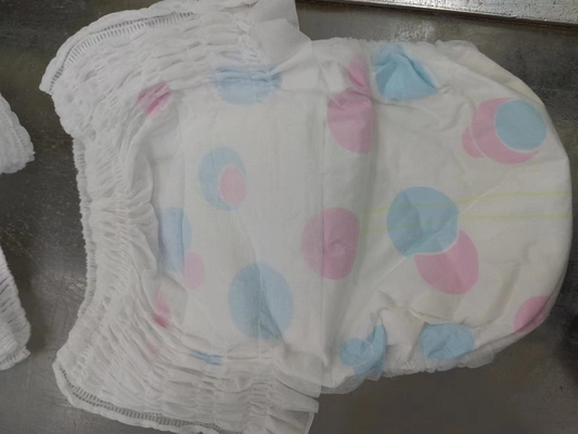 BTC B Grade SAP Popok Bayi Bayi PE Film Disposable Dicetak